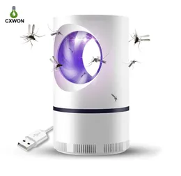 USB Mosquito Killer Lampada LED Pocatalyst vortice forte aspirazione indoor Bug Zapper repellente luce UV Trappola per uccidere insetti3057033