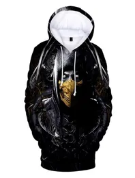 Mortal Kombat 11 Hoodies Men Men Fashion Print Harajuku Hooded Sweatshirt Mortal Kombat 11Game Streetwear Tops Y2007044251449