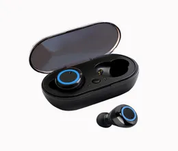 y50 سماعات الهاتف الخلوي Bluetooth 50 TWS Inear Sport Wireless Headsite للهاتف المحمول Drop7328260