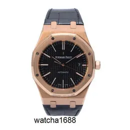 Elegante Armbanduhr, Racing-Armbanduhren, AP 15400OR Royal Oak Series, automatische mechanische Herrenuhr aus 18 Karat Roségold, 41 mm Durchmesser, berühmtes Schweizer Uhrenset