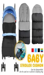 Universal inverno bebê criança footmuff aconchegante dedos avental forro carrinho de bebê sacos de dormir à prova de vento quente grosso algodão pad16428629