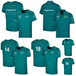 2023 New Season F1 Racing Suit New Sextiped Team Driver T-Shirt Custom Men Polo Shirt