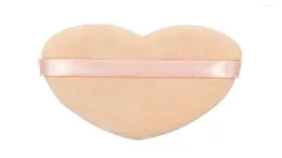 Makeup Sponges återanvändbar puffhjärtformad hög elasticitet Stor ansiktspulver puffar Bomullsband för kvinnliga6492887