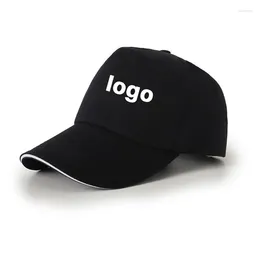 Ball Caps Personalized Sun For Men Logo Design Custom Baseball Hat With Breath Hole Nylon Buckle Golf Male Women Work Ad Hats