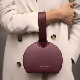 Neue Designer-Tasche, einfache Halbkreis-Satteltasche, Ring-Handtasche, Messenger-Tasche, Damentasche 240131