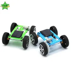 DIY ciência brinquedos solares carro crianças brinquedo educativo energia solar carros de corrida conjunto experimental de ular2593556