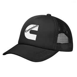 Berets Cummins Baseball Cap For Men Women Snapback Trucker Hat Adjustable Unisex Fishing Mesh Hats