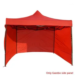 Durável impermeável antiuv fácil uso parede lateral reutilizável ao ar livre tenda gazebo painel lateral oxford pano à prova de vento acessórios portáteis16377547