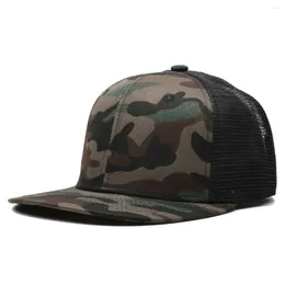 Ballkappen Northwood Outdoor Männer Snapback Hut Sommer Baseball atmungsaktivem Mesh Trucker Frauen Camouflage Sun Cap Hip Hop Knochen