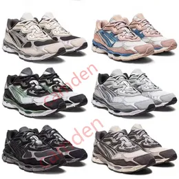 Gel NYC Marathon Running Shoes Gel-Nyc Designer Oatmeal Concrete Navy Steel Obsidian Grey Cream White Black Ivy Outdoor Trail Sneakers Size 36-45