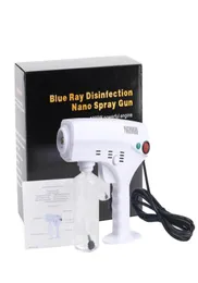 Spraymaskin för Sanitizer Nano Mist Spray Gun With Blue Ray för desinfektion Alkohol 75 DHL FedEx Fast 3512217