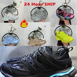 Top Quality Triple S track 3.0 Sapatos casuais LED Runner homens mulheres sapatos de caminhada sapatos de grife tênis de luxo sapatos masculinos Tess.S.Calçados esportivos Gomma Tracks Trainers