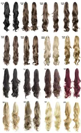 55cm Long Claw per i capelli Ponytail Straight Simulation Human Hair Exentions ponytails Bundles Kig CP3332951823