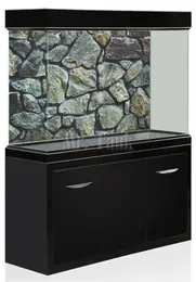 MrTank 3D Effect rium Background Poster HD Rock Stone PVC Landscape Picture Backdrop Decorations Y2009172918017