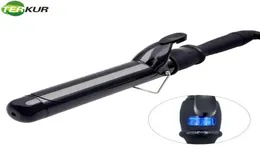 Curling Iron z turmalinową ceramiczną powłoką do włosów Curling Różdżka z izolowaną końcówką salonu fryzjerskiego Waver Maker 21123178452