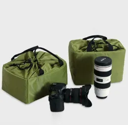 Divisória de lente de câmera DSLR SLR à prova d'água acolchoada bolsa de armazenamento bolsa case7623399