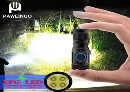 Torcia tattica multifunzionale a LED ad alta potenza Mini torcia USB ricaricabile 18650 18350 Torce a batteria258h1062511