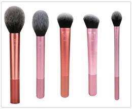 Verklig expert ansikte makeup Single Brushes Face Foundation concealer Contour Bronzer Seting Powder Sculpting Brush Essential Cosmet3861472