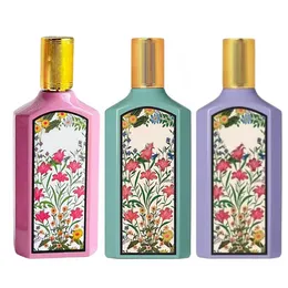 Designermärke flora parfymer för kvinnor gardenia köln 100 ml kvinna sexig jasmine doft parfymer spray edp parfums kunglig snabbfartyg