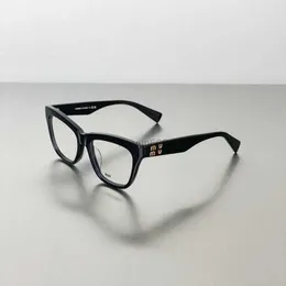 Luxus-Designer-Sonnenbrille für Herren und Damen, Mischievous Bookworm-Brille, Miu03z, kleine Box, Anti-Blaulicht, kann mit Myopie-Brillen mit schwarzem Rahmen und schlichtem Gesicht kombiniert werden