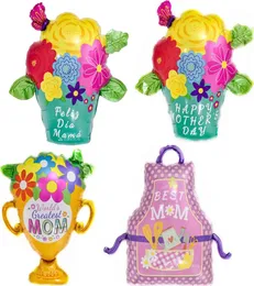 Nowe festiwale Mother039s Balony Feliz Dia Mama Farcch Trophy Flower Wszelki rodzaj dekoracji Balon 8714723