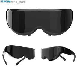 Dispositivos VR/AR Novo HDMI montado na cabeça perto dos olhos tela gigante de alta definição 3D VR realidade virtual filme óculos de jogo display Q240306
