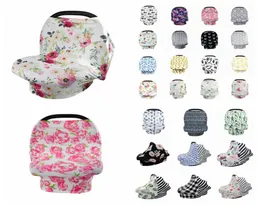 52 Styles Baby Floral Feeding Nursing Cover Nyfödda småbarn ammande sekretess Syrduk Cover Shawl Car Seat Troller Canopy Tools5059527