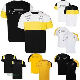 Polos Męski Nowy koszulka T-shirt F1 Summer okrągła szyja Krótkie rękawe Formula 1 T-koszulka Męki Męki i Kobiety Plusowe T-shirty koszulki Configoncjonalne 8nx9