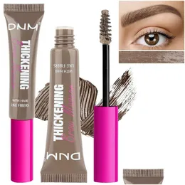 Ögonbrynsförstärkare Fiber Brow Mascara varaktiga naturliga ögonbrynsfärgningskräm gel vegan forma tillväxt förtjockande ögon styling lim dropp deli dh5wy