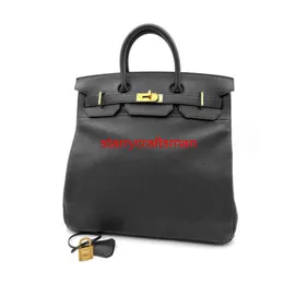 Handgefertigte Handtasche aus echtem Leder, Tragetaschen, Schwarz, Bk50-Sammlungstasche, vollständig handgenähte Ledertasche mit Logo HBQP