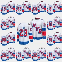 New York''Rangers''Men Women Youth Artemi Panarin Mika Zibanejad Igor Shesterkin Chris Kreider Adam Fox Stadium Series White Hockey Jersey