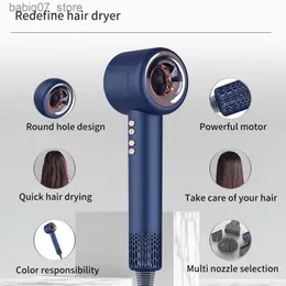 ヘアドライヤーリーフレスヘアドライヤー220Vサロンネガティブイオンエアドライヤー110V拡散ノズル付き電気送料無料Q240306