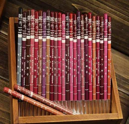 Mieszaj kolory 12PCLOlot Mash Marka Multi Colour Waterproof Lip Liner Women Makeup Tools Lipliner Pencil Lipstick 01798007842