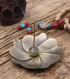 Metal Kiraz Blossom Tütsü Brülör Alaşım Mini Joss Stick Censer Tutucu Sandal Ağaç Senser Ev Dekor4557076