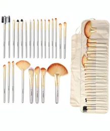 VanderLife Pro Makeup Brishing Brushesセット24PCSLOTピンセル化粧品ファンデーションパウダーブラッシュアイライナーブレンディングブラシwbag1523522