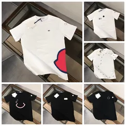 Designer Camisetas Mens Camisa Primavera Férias Manga Curta Polo Camisa Casual Letras Impressão Tops Camisa Womens Crew Neck Algodão High Street Loose Tops Camisetas