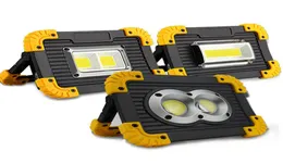 Mobile Power Lampe LED Portable Spotlight LED Arbetsljus laddningsbart 18650 Batteri utomhusljus för jaktcamping LED Latern 9289712