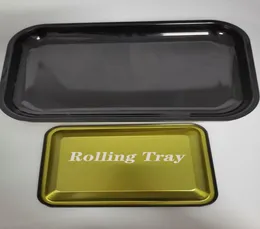 DIY Rolling Tray Metal Paling Paling Rolling Tray Zioło tytoniowy Tobblate płyty Tarcze Pasowanie papierosów 2113690