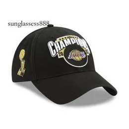 Lakers Warriors Championship Basquete James Davis 2020 Mesmo estilo Duck Tongue Hat Novos homens e mulheres