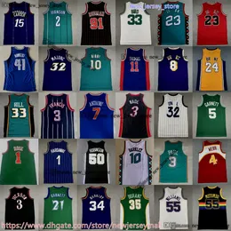 Klassisk retro basket 10 Mike Bibby Jersey 3 Shareef Abdur Rahim Ja Morant Dwyane Wade Tim Hardaway Alonzo Mourning Chris Reggie Paul Miller Bryant Jerseys