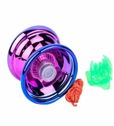 Metal yoyo High Speed Bearings String Diabolo Special Props Dead Sleep Butterfly Gradient Yoyo Playing Toy Gift For Children1656326