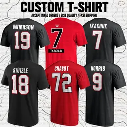 Brady Tkachuk Chabot Claude Giroux Tim Stutzle Vladimir Tarasenko USA Hockey Sports Club Fans gebrandete Kurzarm-T-Shirt-T-Shirts