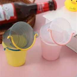 Tumblers Cirka 6,5 ​​6,5 cm Mini Beer Mug Creative Design Small Wine Barrel Glass Home Supplies Material