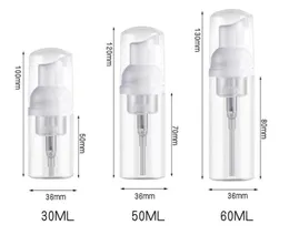 30 ml flytande tvål dispenser plast tvål dispenser flaska klar vit skum pump flask tvålmoyses flytande dispenser skummande flask9770908