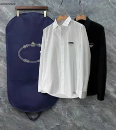 Marki Mężczyzn Koszula Designer Koszulka Długie rękaw Underhirt Modna odzież Logo Logo Logo Tshirt Logs Tshirt Button Lapel Top