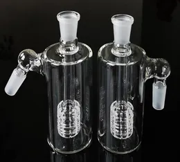 5 tum klar 45 grader 90 graders glasaska catcher fat perc 145mm 188mm fog för bong dab riggar rökning accessoarer284d3354348