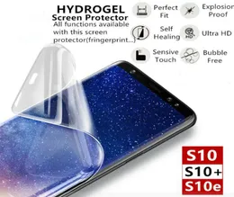 Hydrogel Film Displayschutzfolie Full Cover für iPhone 14 13 7 8 plus xr Samsung Note 20 S22 AQUA Schutz nicht gehärtetes Glas8133651