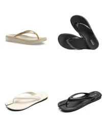 Pantofole designer femminile gai calzature scarpe da uomo in bianco e nero 9424 116