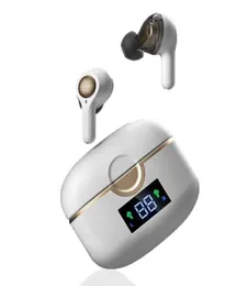 Trådlöst Bluetooth -hörlurar TWS Bluetooth 50 Stereo Sports Vattentäta öronsnäckor Par Blue White hörlurar med Microphone9546045
