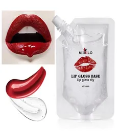 DIY Clear Lip Gloss Base Gel Non -Stick Moisturizing Lipstick Material Oil för Lip Gloss Base Handmased Liquid Lipstick Makeup4748457